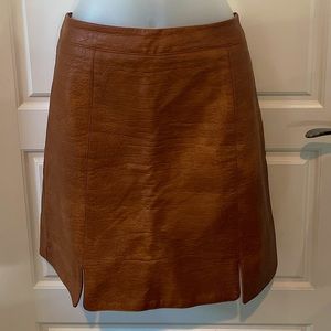 Love Riche Alligator Mini skirt